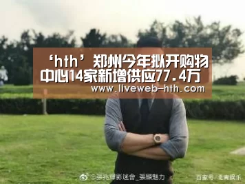 ‘hth’郑州今年拟开购物中心14家新增供应77.4万平方米(图3) 华体会官网